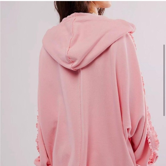 Free People XOXO Sweatshirt Pink/Rose - Picture 4 of 4